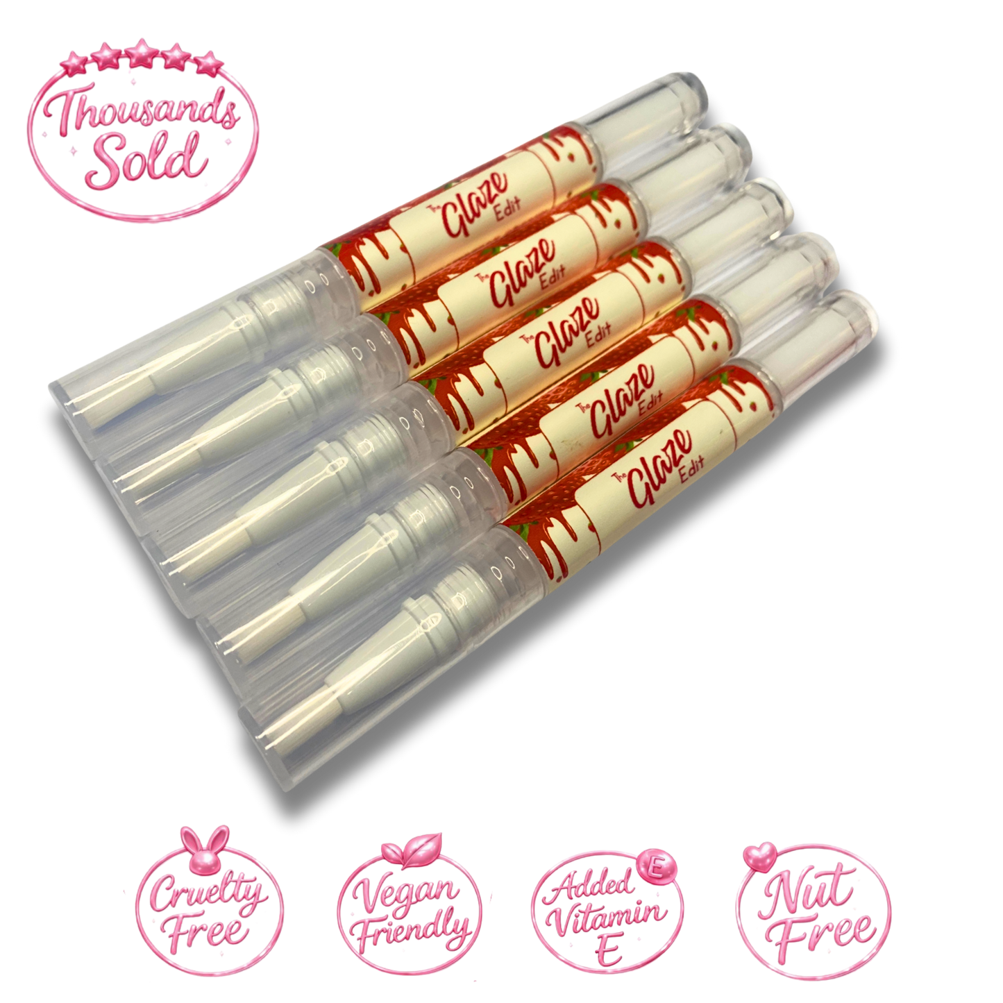 Strawberry Shorty Cuticle Oil - 5 Pack