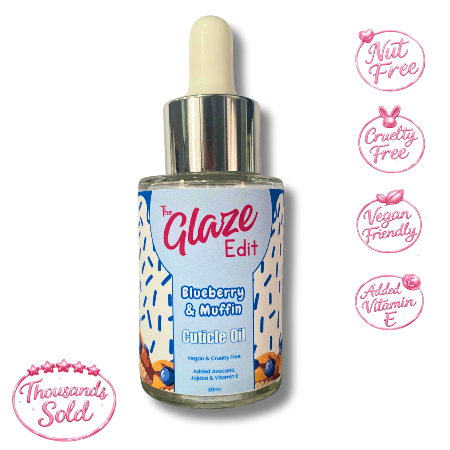 30ml Cuticle Oil - Blueberry Muffin