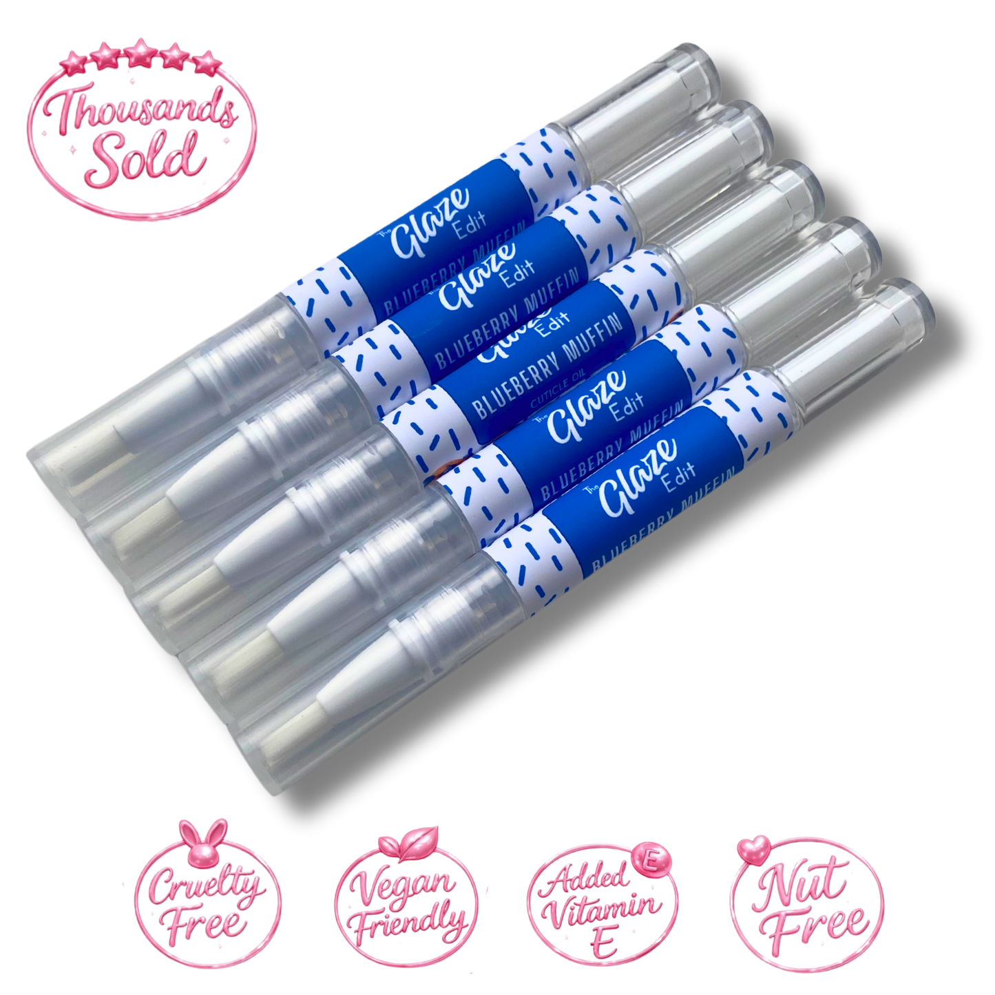 Blueberry Muffin Cuticle Oil - 5 Pack