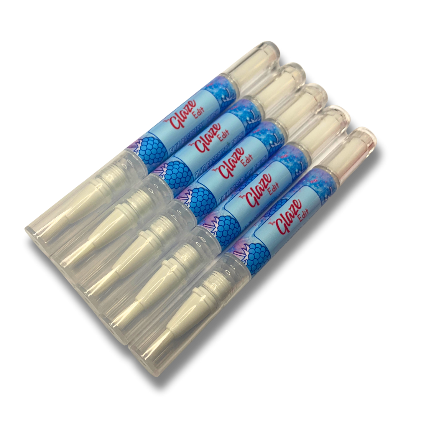 Blue raspberry crush scented cuticle pens 5 pack for nail techs