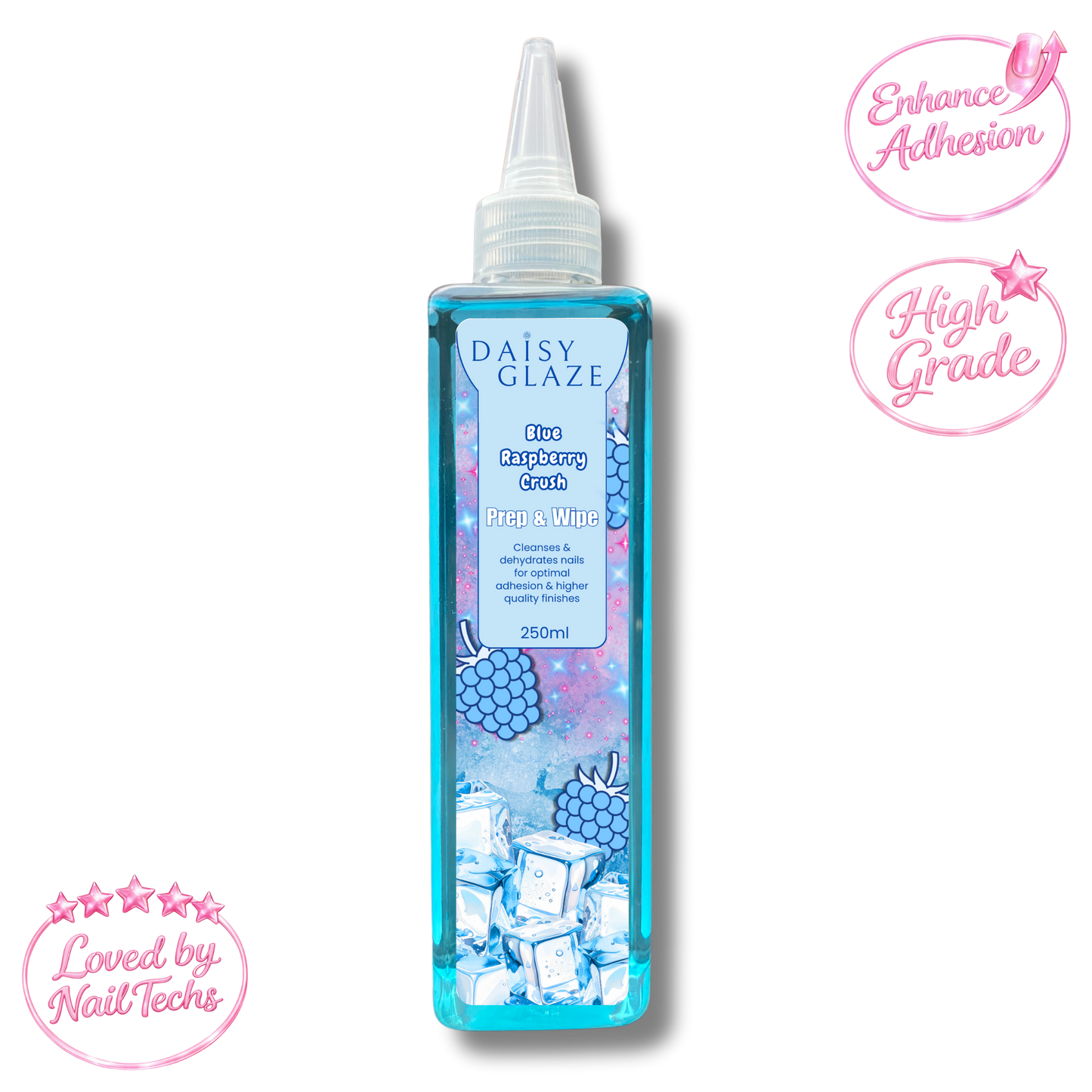 Blue Raspberry Crush Prep & Wipe 250ml