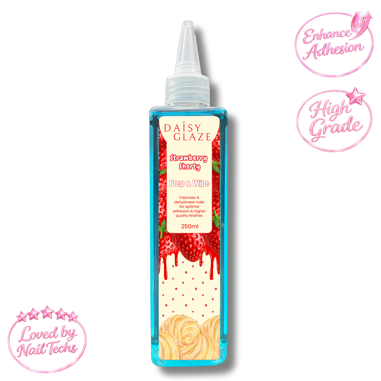 Strawberry Shorty Prep & Wipe 250ml