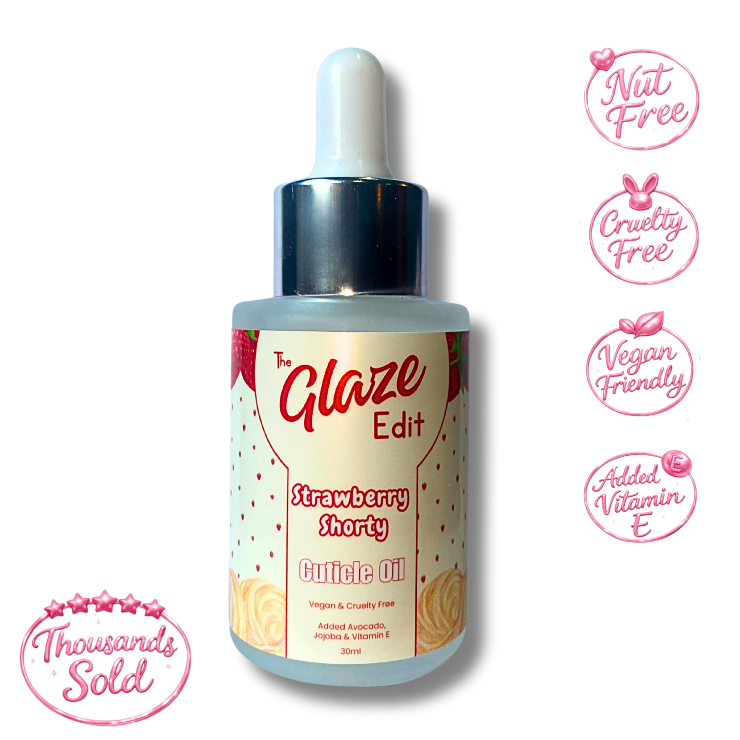 30ml Cuticle Oil - Strawberry Shorty