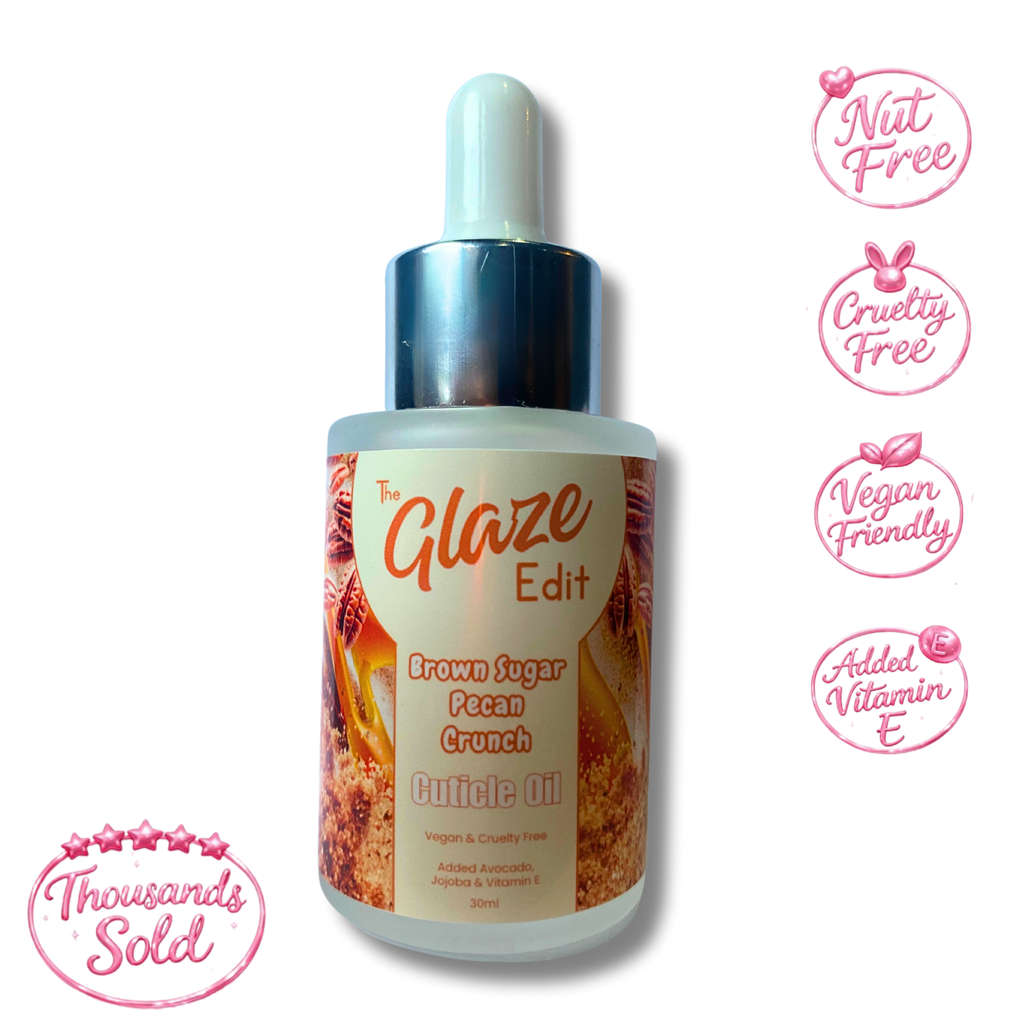 30ml Cuticle Oil - Brown Sugar Pecan Crunch