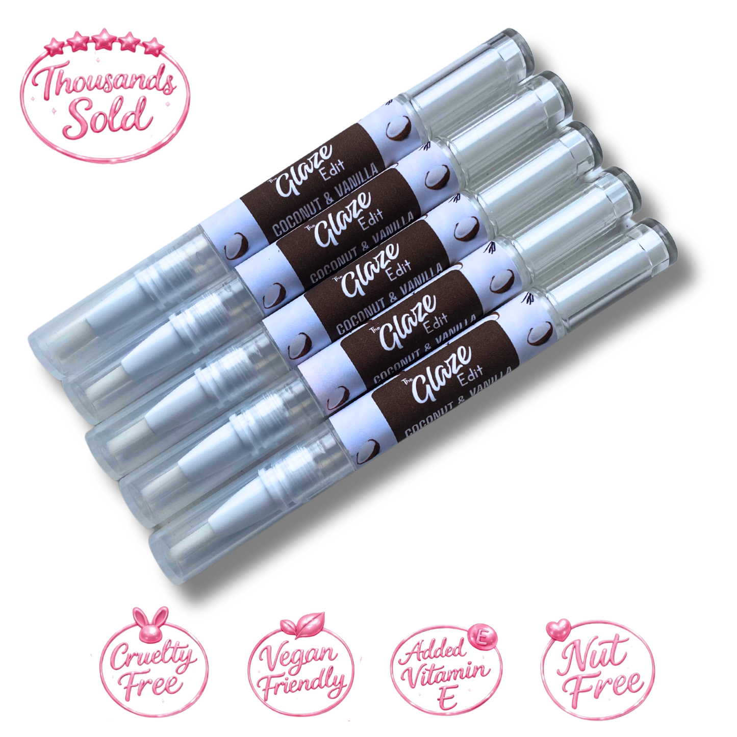 Coconut & Vanilla Cuticle Oil - 5 Pack