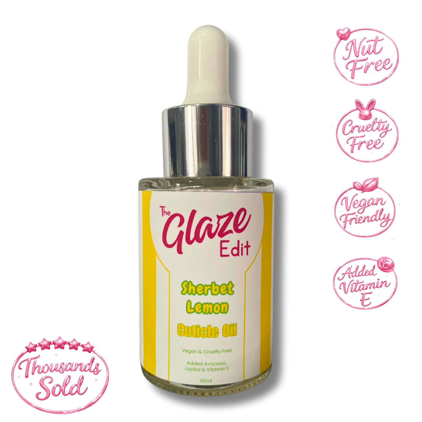 30ml Cuticle Oil - Sherbet Lemon