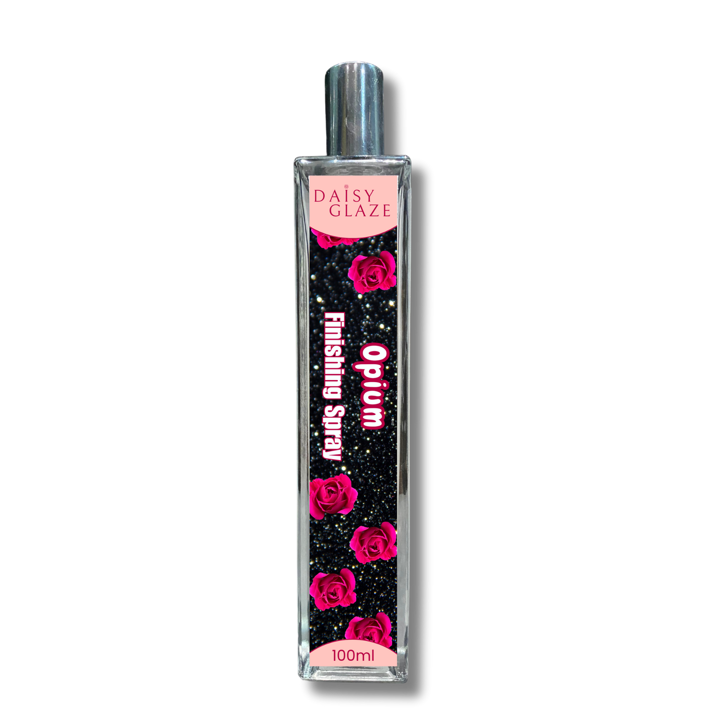 Opium Finishing Spray 100ml – luxury perfume-inspired quick dry nail finishing spray by Daisy Glaze