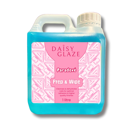 DAISY GLAZE Paradoxe Prep & Wipe container on a white background
